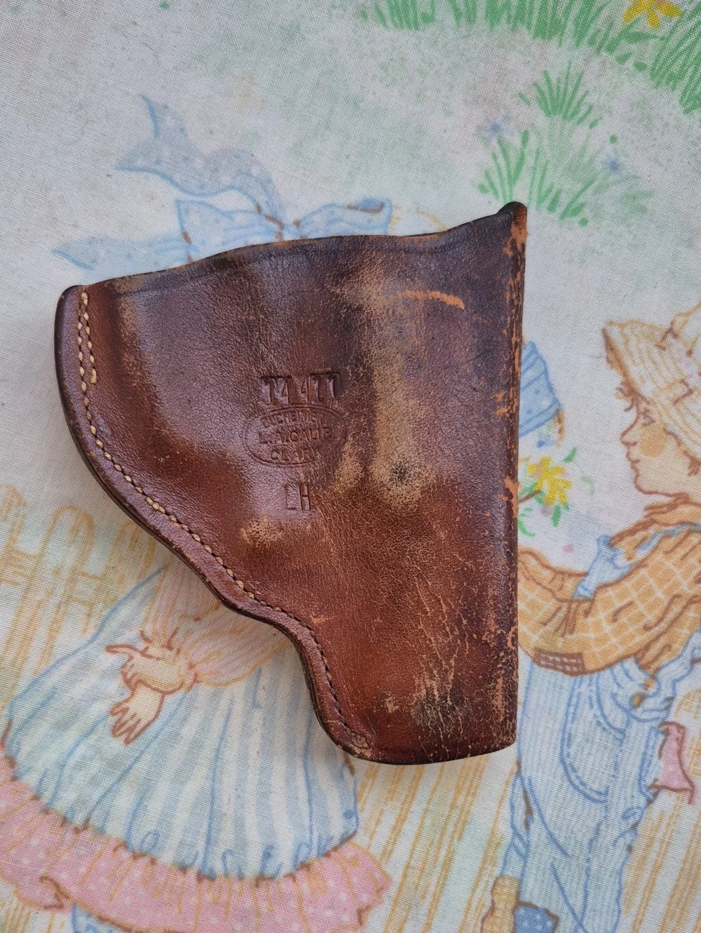 🌙Vintage Leather Holster Bucheimer Clark Left Hand LH 74 421 Brown OWB👉